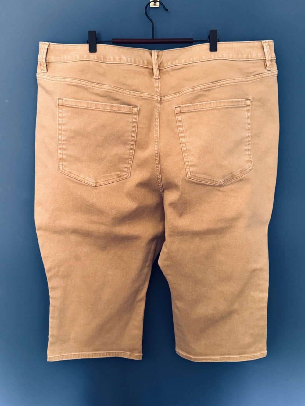 Lane Bryant camel colored jean pedal pushers Size 26 NWOT - Picture 2 of 6